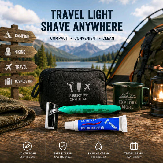 Disposable shaver and Cream travel kit