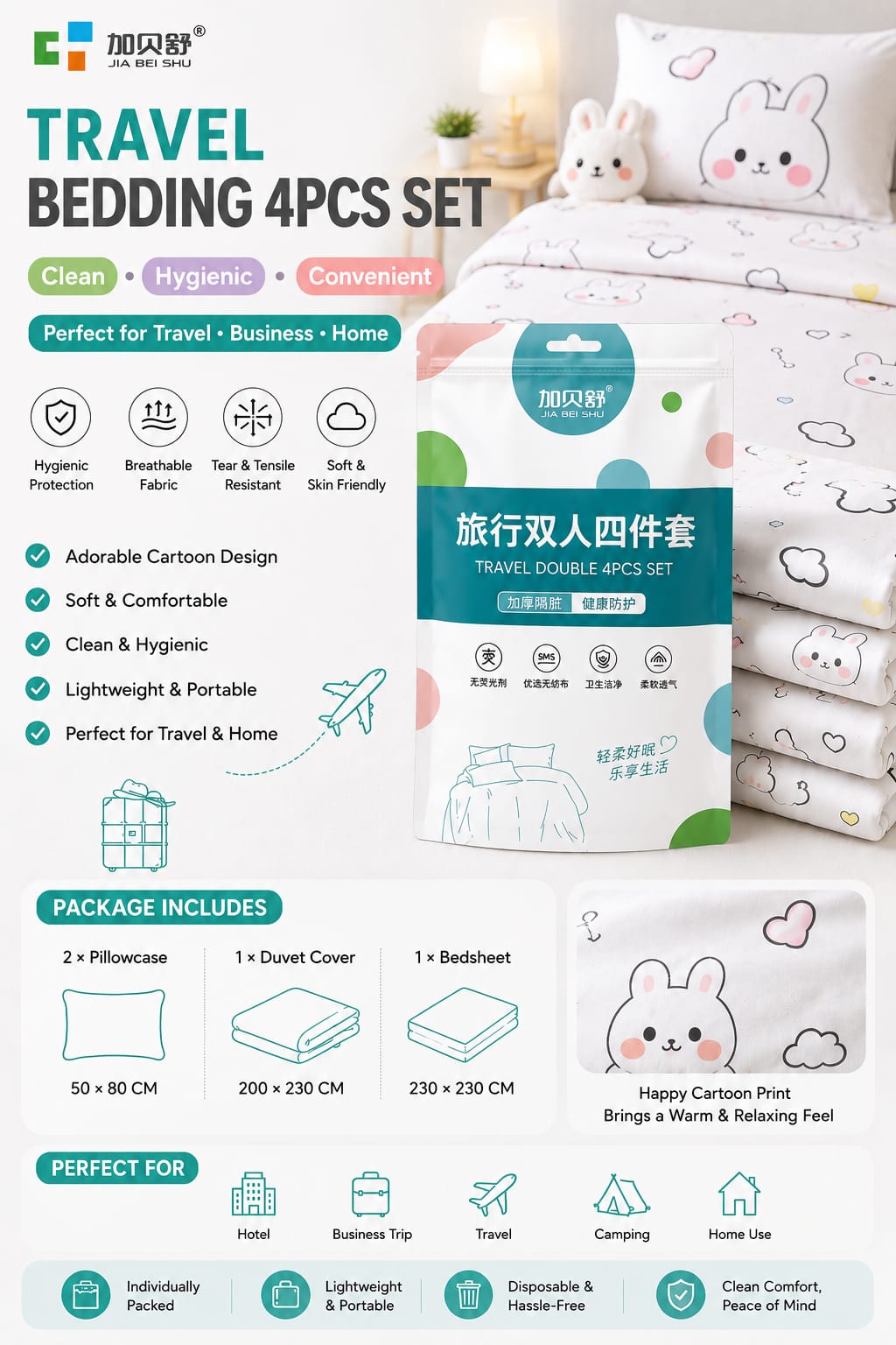Disposable Bedsheet Set