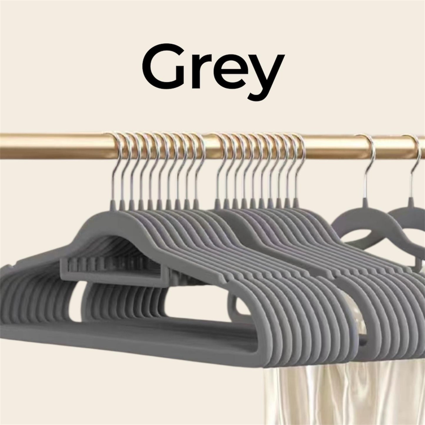 10 Pcs Premium Velvet Anti Slip Hotel Grade Hangers