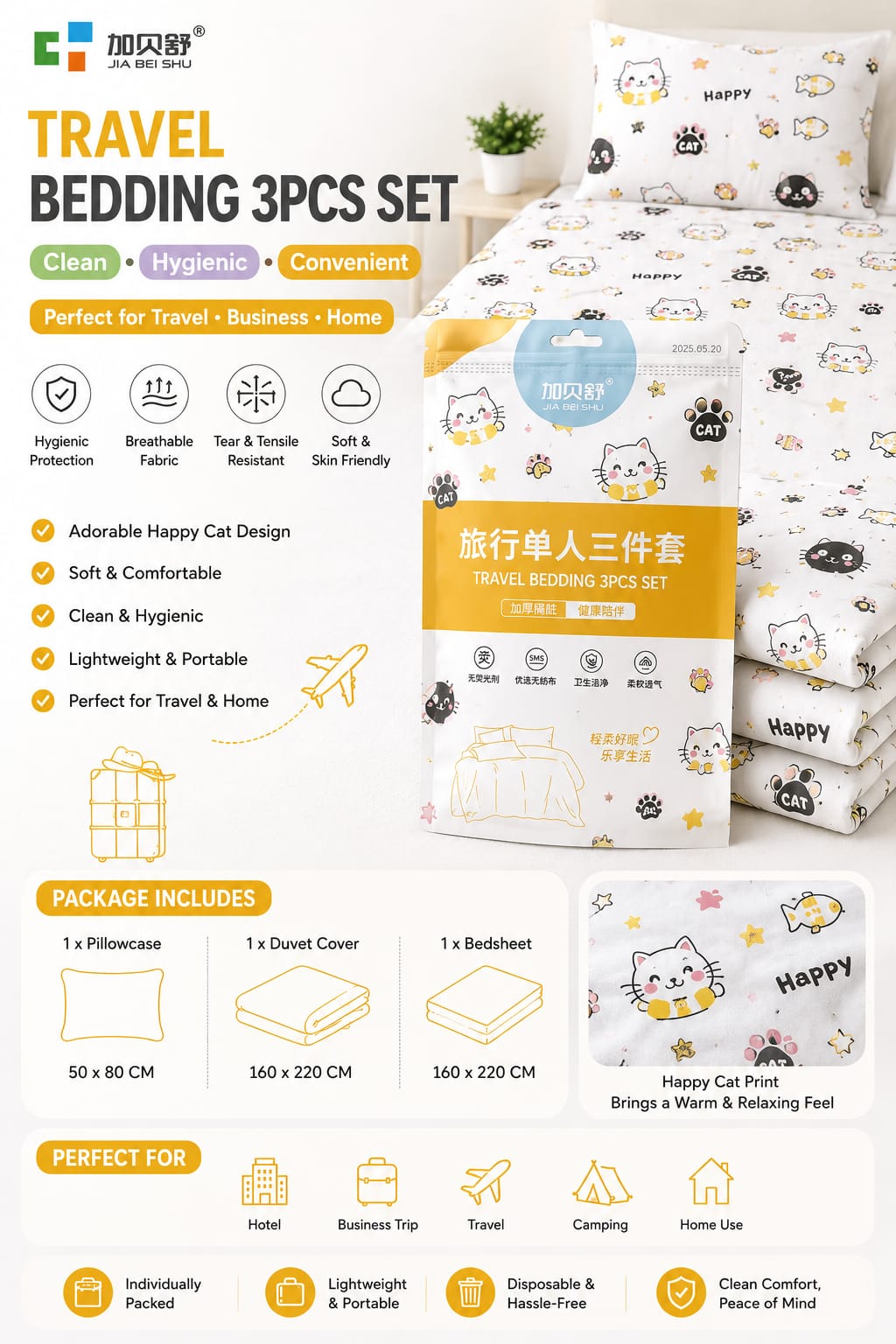 Disposable Bedsheet Set