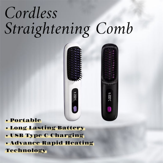 Cordless Hair Straightening Comb